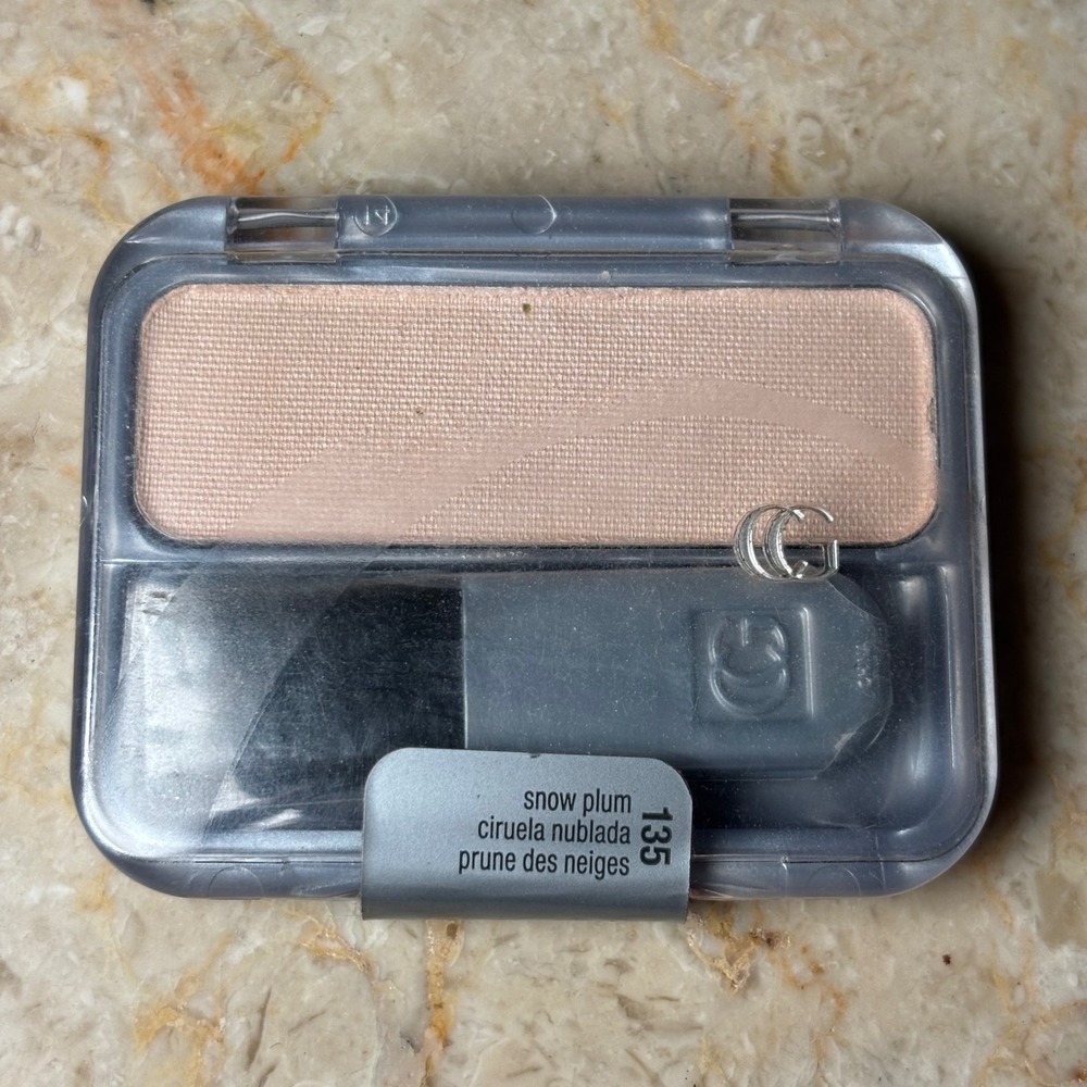 COVERGIRL Cheekers Blush 0.12oz 135 Snow Plum Powder Compact with Brush